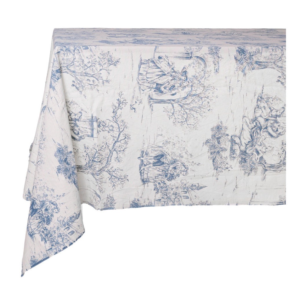 Βαμβακερό Ορθογώνιο Τραπεζομάντηλο Toile De Jouy 520x280 cm Σε Ιβουάρ Χρώμα Τραπεζομάντηλα Βαμβακερό Ορθογώνιο Τραπεζομάντηλο Toile De Jouy 520x280 cm Σε Ιβουάρ Χρώμα Τραπεζομάντηλα