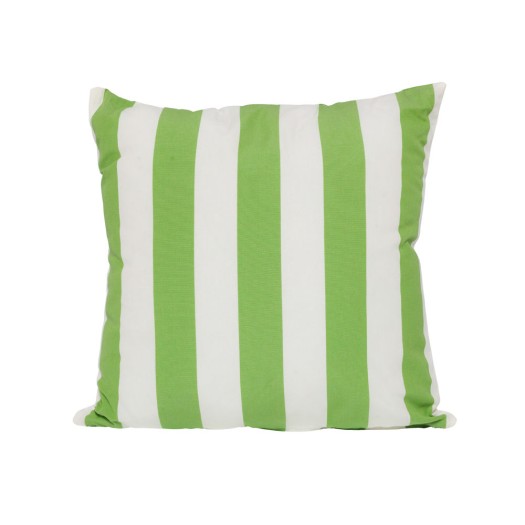 Αδιάβροχο Ριγέ Λευκό Πράσινο Μαξιλάρι 60x60 cm Μαξιλάρια