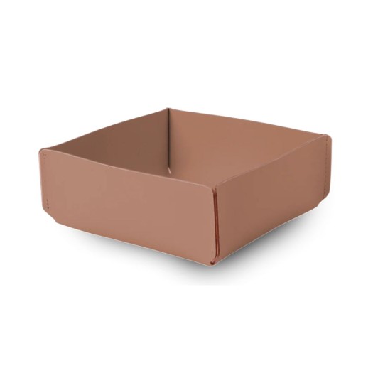 Τετράγωνη Ψωμιέρα Από Ανακυκλωμένο Δέρμα Σε Καφέ Χρώμα 18x18x8 cm Τετράγωνη Ψωμιέρα Από Ανακυκλωμένο Δέρμα Σε Καφέ Χρώμα 18x18x8 cm Homeware