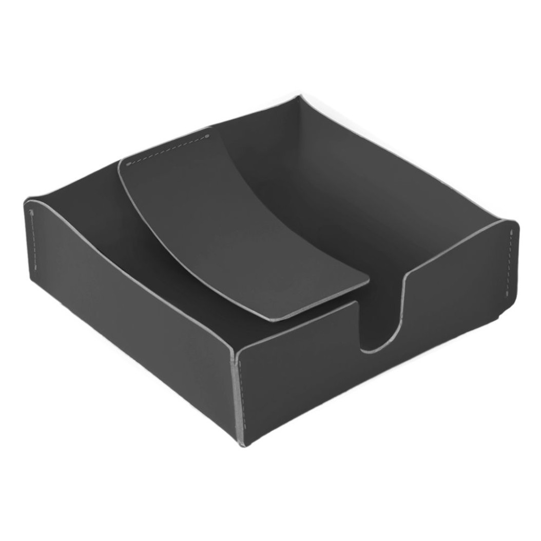 Τετράγωνη Θήκη Χαρτοπετσετών Από Ανακυκλωμένο Δέρμα Σε Ανθρακί Χρώμα 18.5x18.5x7.5 cm Homeware Τετράγωνη Θήκη Χαρτοπετσετών Από Ανακυκλωμένο Δέρμα Σε Ανθρακί Χρώμα 18.5x18.5x7.5 cm Homeware