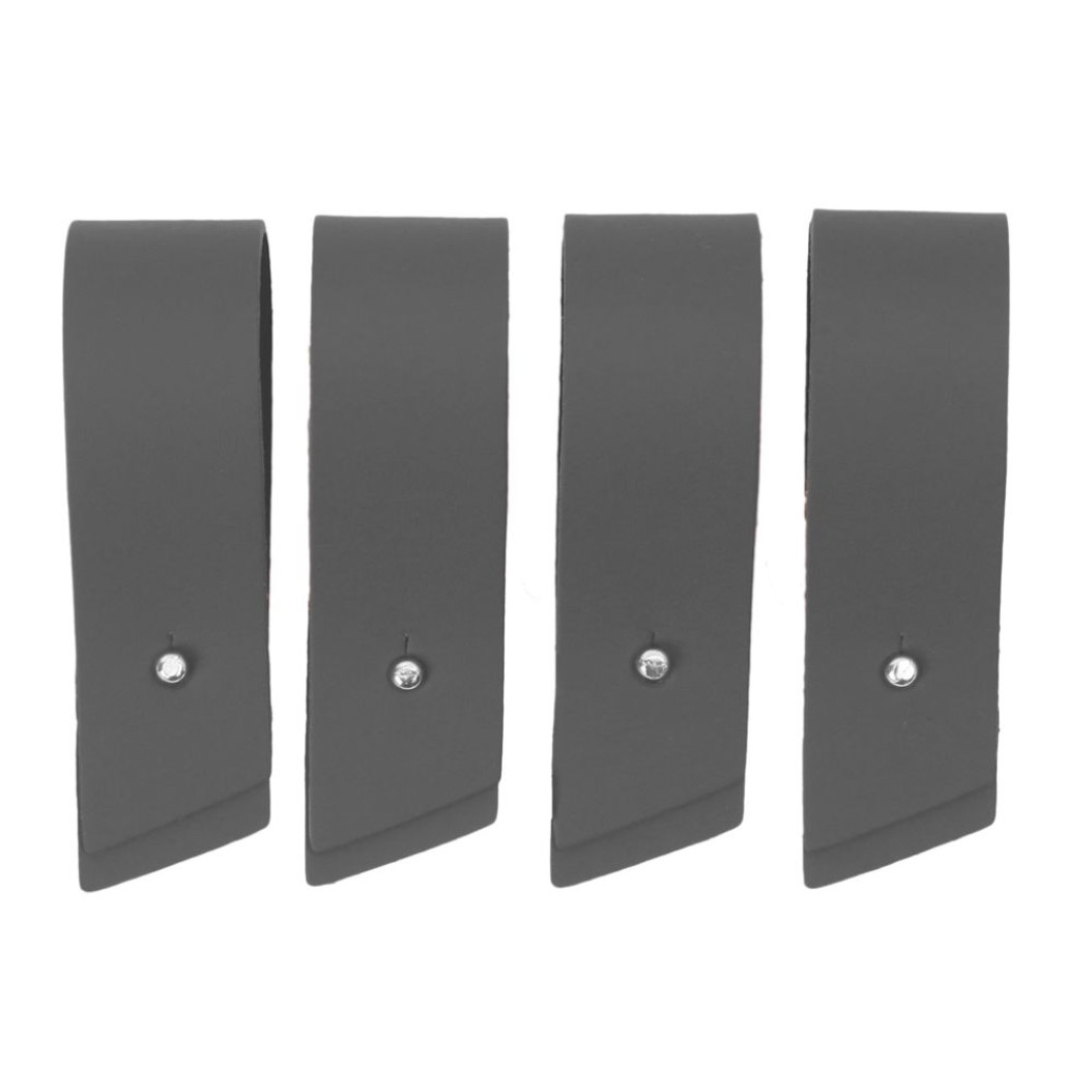 Σετ Δαχτυλίδια Από Ανακυκλωμένο Δέρμα 4 Τμχ Σε Ανθρακί Χρώμα 9x2x2.5 cm Homeware Σετ Δαχτυλίδια Από Ανακυκλωμένο Δέρμα 4 Τμχ Σε Ανθρακί Χρώμα 9x2x2.5 cm Homeware