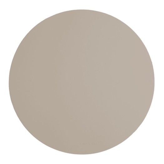 Σουπλά 36 cm Από Ανακυκλωμένο Δέρμα Σε Ανοιχτό Γκρι Χρώμα Homeware