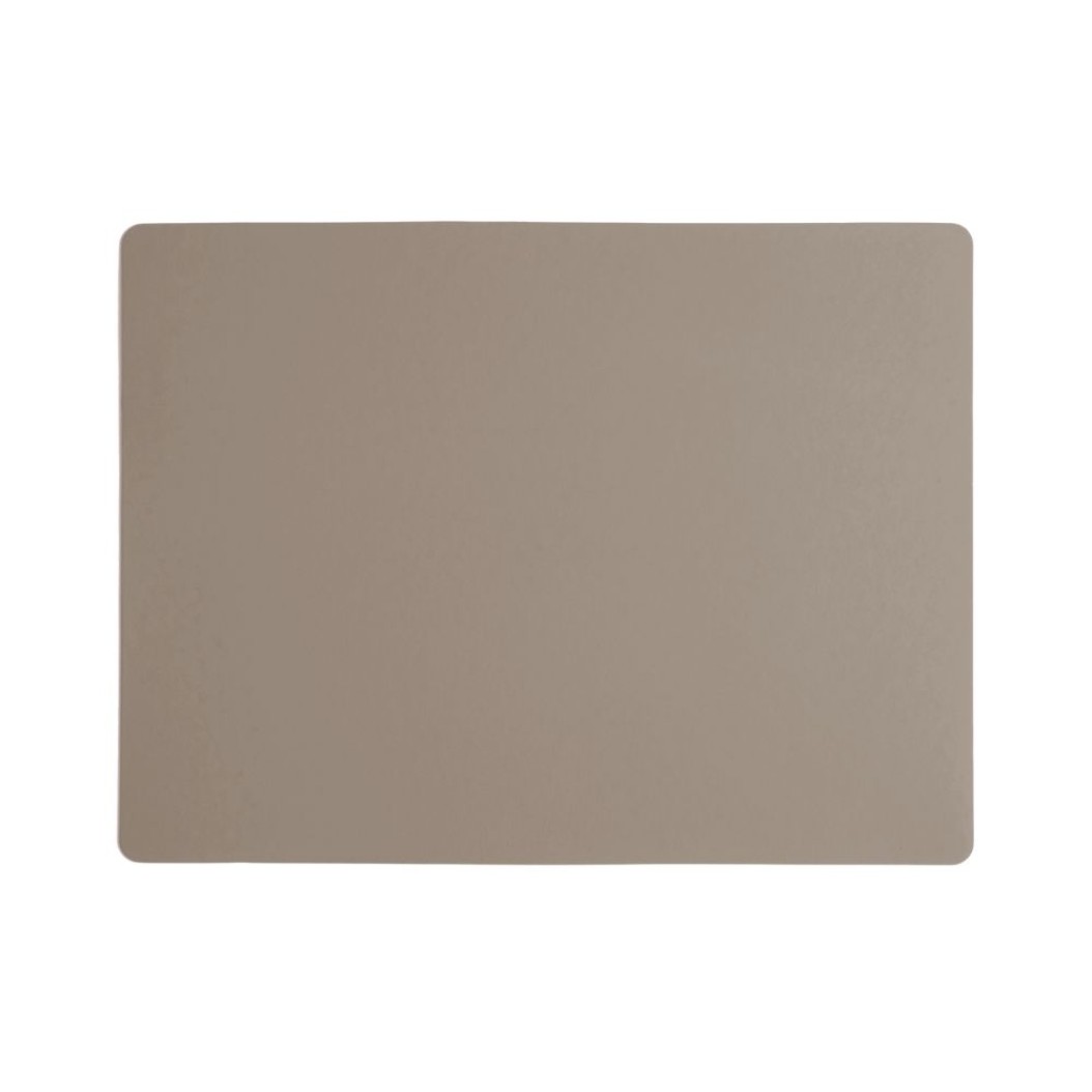 Rectangular Placemat 40x30 cm Made Of Recycled Leather In Grey Color Homeware Rectangular Placemat 40x30 cm Made Of Recycled Leather In Grey Color Homeware
