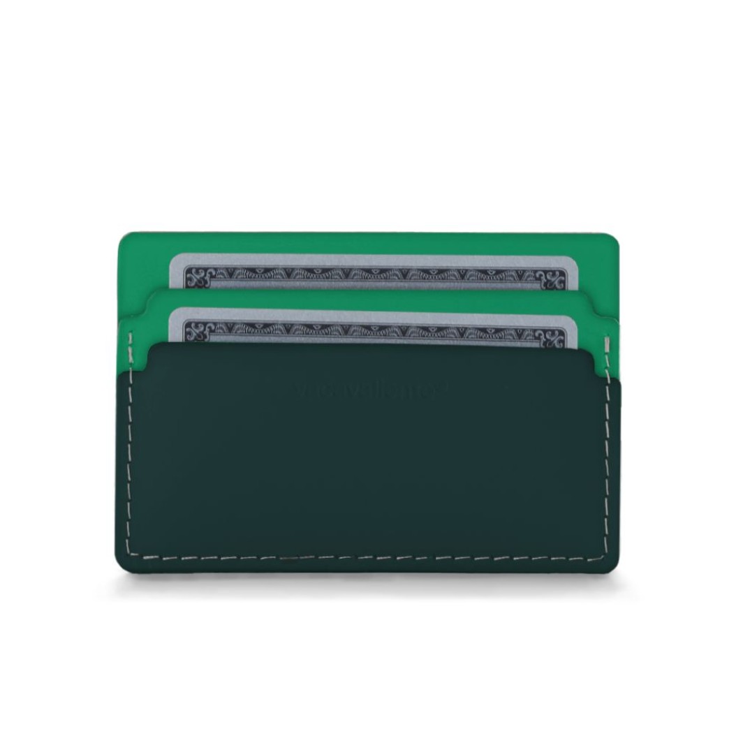 Θήκη Καρτών Από Ανακυκλωμένο Δέρμα 10.5x0.5x7 cm Σε Πράσινο Χρώμα CardHolders Θήκη Καρτών Από Ανακυκλωμένο Δέρμα 10.5x0.5x7 cm Σε Πράσινο Χρώμα CardHolders