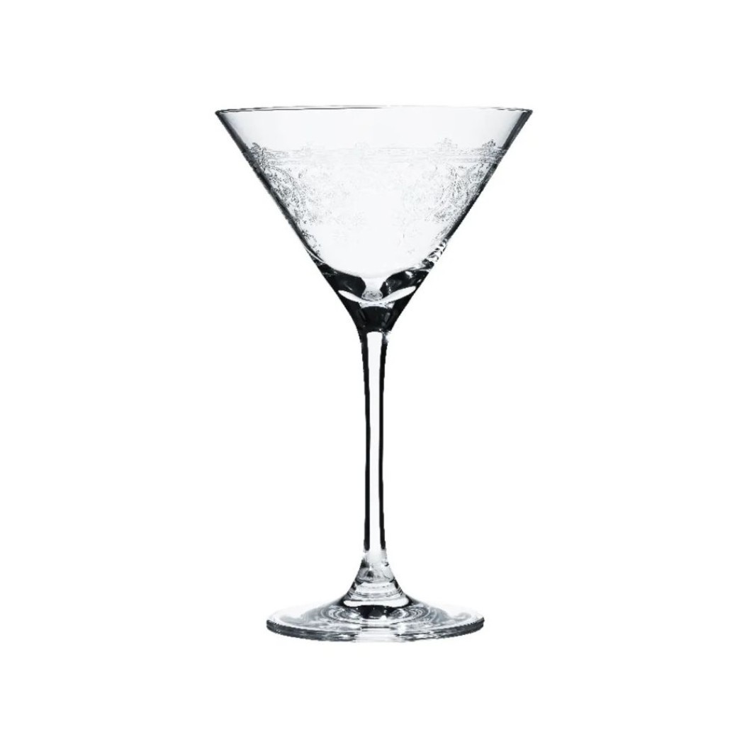 Κρυστάλλινο Ταγιαρισμένο Ποτήρι Martini 11x11x18 cm 210 ml Ποτήρια Ποτού