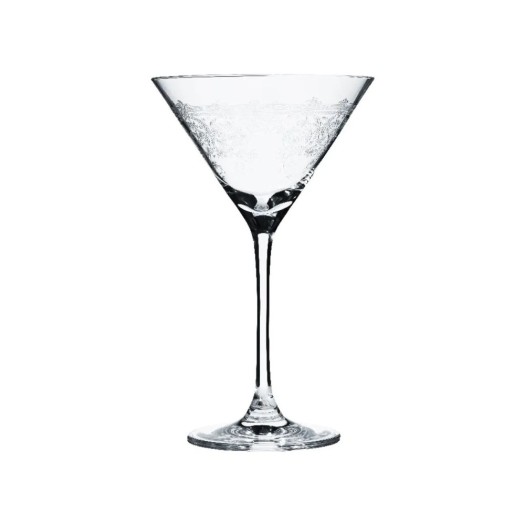 Κρυστάλλινο Ταγιαρισμένο Ποτήρι Martini 11x11x18 cm 210 ml Ποτήρια Ποτού