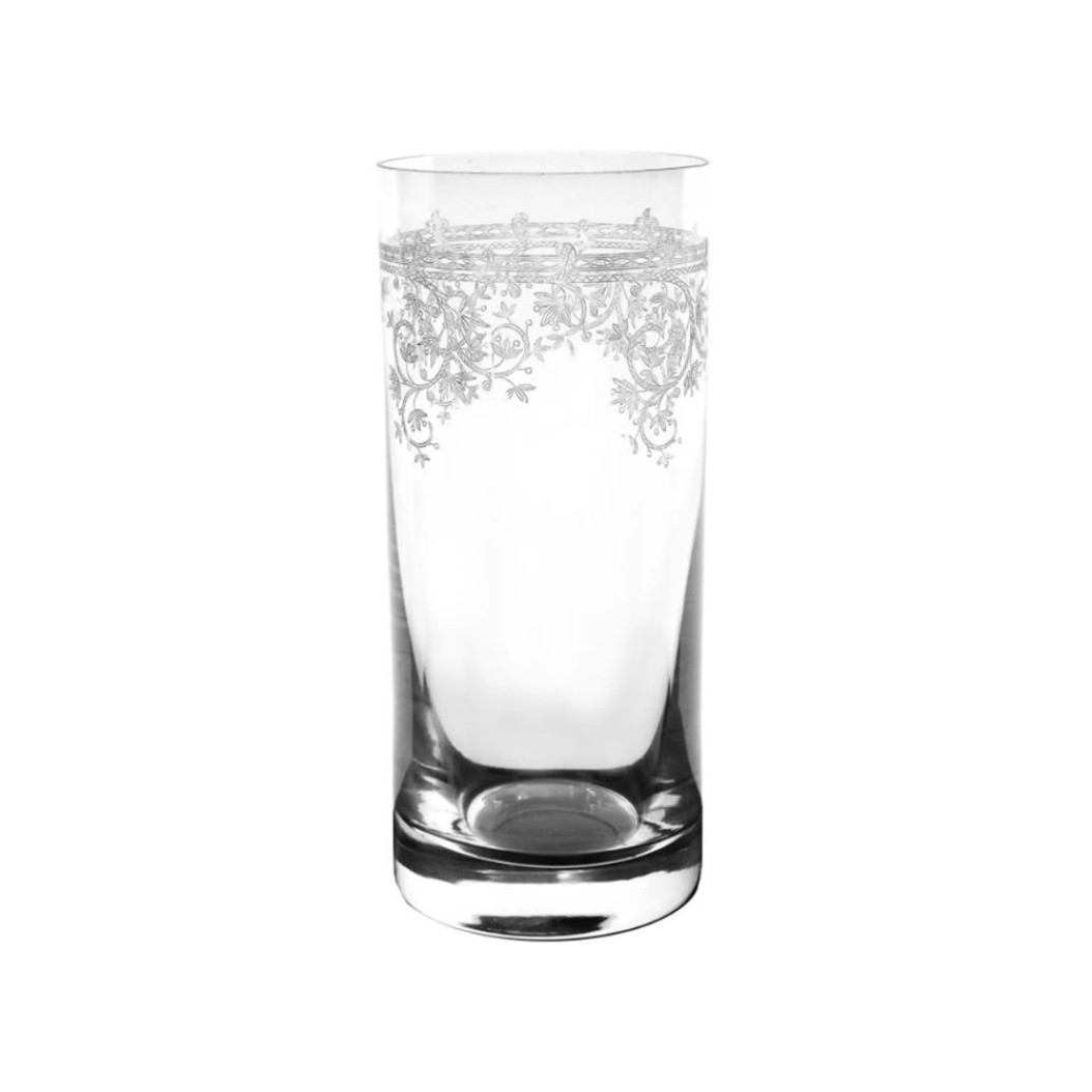Κρυστάλλινο Ταγιαρισμένο Ποτήρι 6.5x6.5x14.5 cm 300 ml Ποτήρια Ποτού