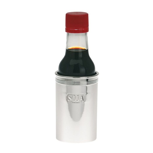 Επάργυρη Βάση Για Μπουκάλι Σόγιας 6.5x1x6.5 cm Επιτραπέζια Αξεσουάρ