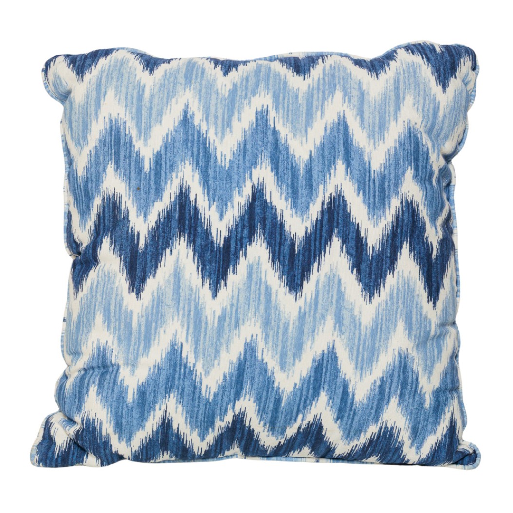 Διακοσμητικό Μαξιλάρι Blue Chevron 50x50 cm Μαξιλάρια