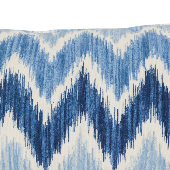 Υφασμάτινο Διακοσμητικό Μαξιλάρι Blue Chevron 70x30 cm Μαξιλάρια