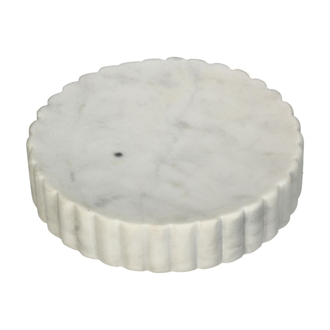 Marble Soap Dish 12.8x12.8x2.5 cm In White Color Signature Collection Marble Soap Dish 12.8x12.8x2.5 cm In White Color Signature Collection