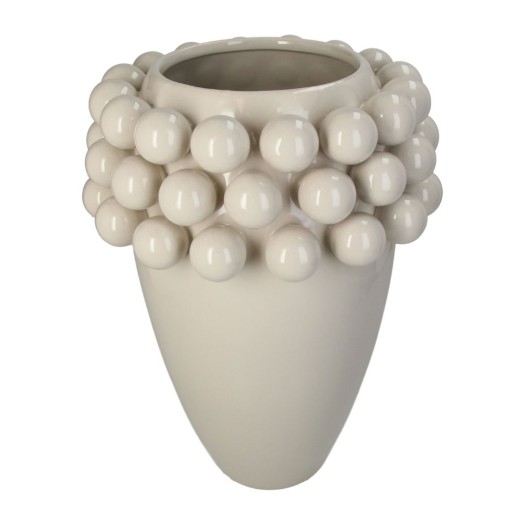Κεραμικό Βάζο 25.5x25.5x35 cm Σε Ιβουάρ Χρώμα Κεραμικό Βάζο 25.5x25.5x35 cm Σε Ιβουάρ Χρώμα Διάφορα Διακοσμητικά