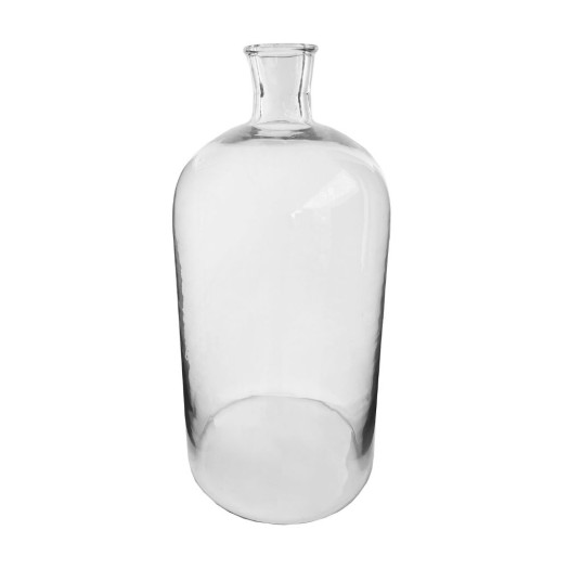 Decorative Glass Vase In Bottle Shape 25.5x52 cm Vases