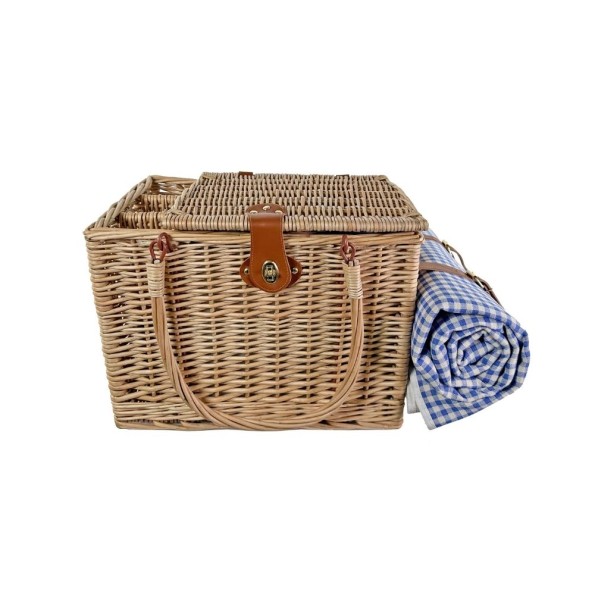 Καλάθι Picnic Από Ξύλο Ιτιάς 40x30x30 cm Καλάθια