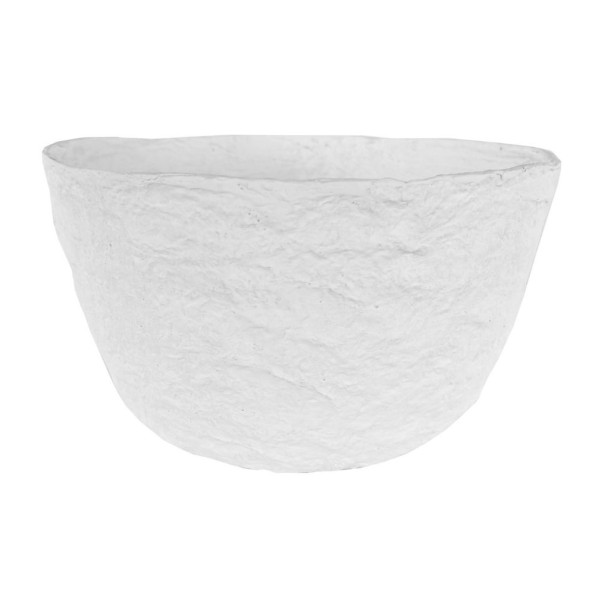 Γλάστρα Από Βαμβάκι Μασέ 22x13.5 cm Σε Λευκό Χρώμα Γλάστρες Γλάστρα Από Βαμβάκι Μασέ 22x13.5 cm Σε Λευκό Χρώμα Γλάστρες
