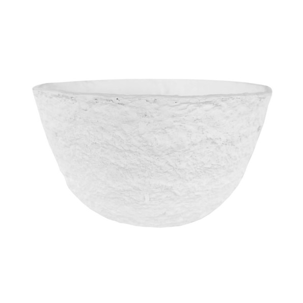 Γλάστρα Από Βαμβάκι Μασέ 17x11 cm Σε Λευκό Χρώμα Γλάστρες Γλάστρα Από Βαμβάκι Μασέ 17x11 cm Σε Λευκό Χρώμα Γλάστρες