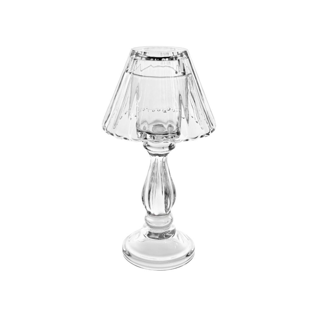 Glass Table Lamp with Removable Lampshade 13x26 cm Light Fixtures Glass Table Lamp with Removable Lampshade 13x26 cm Light Fixtures