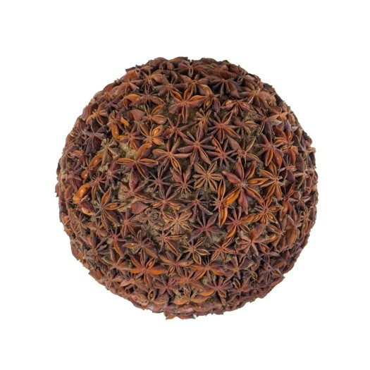 Διακοσμητική Χριστουγεννιάτικη Μπάλα Αστεροειδούς Γλυκάνισου 20 cm Χριστουγεννιάτικες Μπάλες