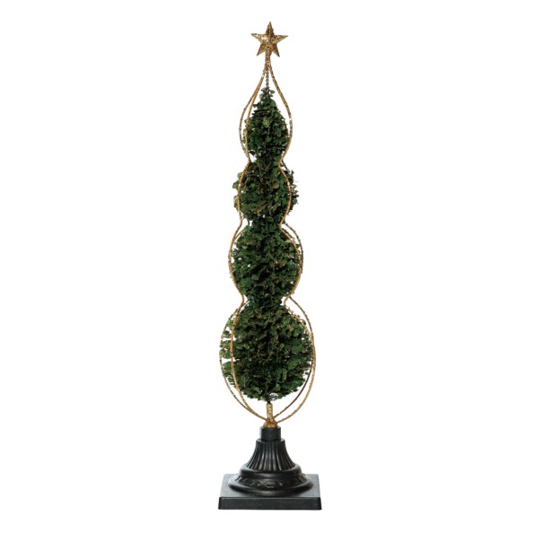 Χριστουγεννιάτικο Διακοσμητικό Δέντρο Με Αστέρι 13.5x13.5x80 cm Χριστουγεννιάτικα Δέντρα-Φυτά