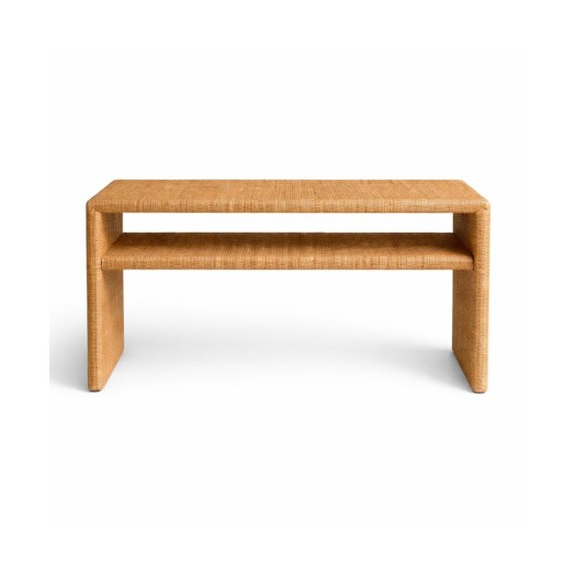 Ρατάν Κονσόλα 140x45x76 cm Σε Καφέ Χρώμα Ρατάν Κονσόλα 140x45x76 cm Σε Καφέ Χρώμα Κονσόλες-Μπαρ