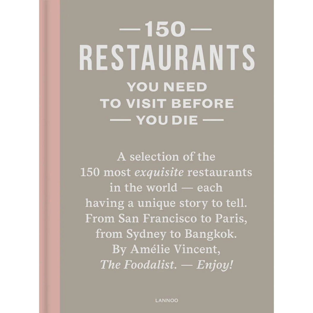 Περιοδικό Για Coffee Table Με Τίτλο 150 Restaurants 19x2.5x25 cm Coffee-Table Books