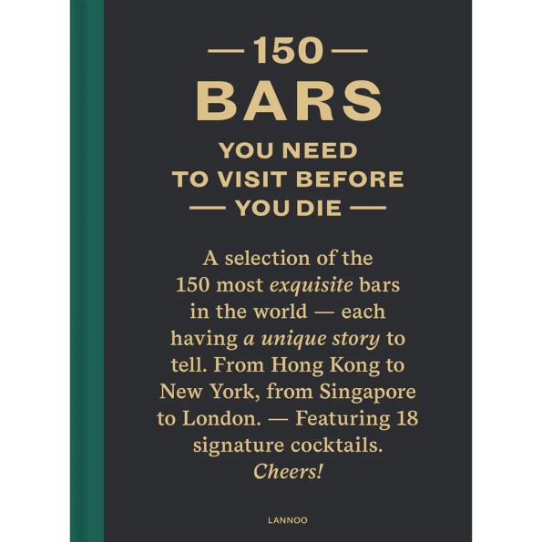 Περιοδικό Για Τραπέζι Σαλονιού Με Τίτλο 150 Bars Courses 19x2.5x25 cm Coffee-Table Books