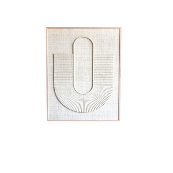 Ξύλινο Διακοσμητικό Πάνελ 77x4x102 cm Σε Ιβουάρ Χρώμα Signature Επιλογές