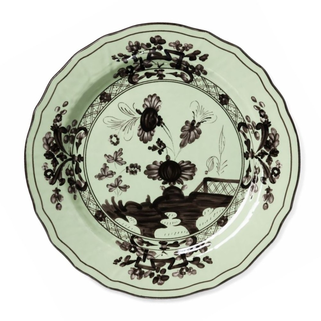 Σουπλά Chinoiserie Floral 31 cm Σε Πράσινο Χρώμα Σουπλά