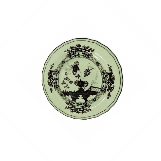 Πορσελάνινο Πιάτο Ψωμιού Chinoiserie Floral 16.5 cm Σε Πράσινο Χρώμα Πιάτα Ψωμιού & Βοηθητικά Πιάτα