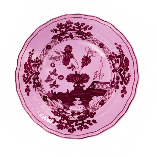 Πορσελάνινο Σουπλά Chinoiserie Floral 31 cm Σε Ροζ Χρώμα Σουπλά