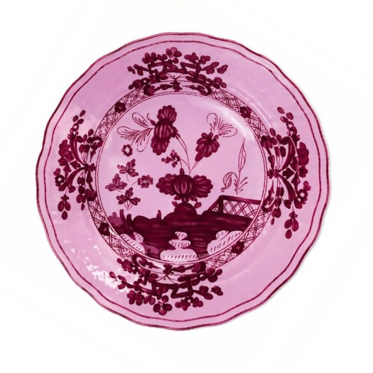 Πορσελάνινο Πιάτο Φαγητού Chinoiserie Floral 27 cm Σε Ροζ Χρώμα Πιάτα Φαγητού