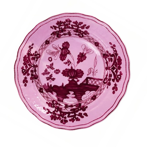 Πορσελάνινο Πιάτο Φαγητού Chinoiserie Floral 27 cm Σε Ροζ Χρώμα Πιάτα Φαγητού