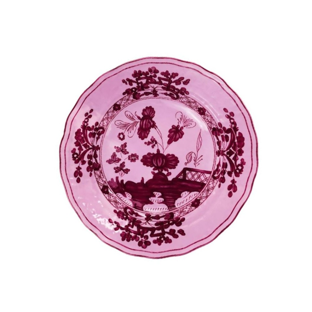 Πορσελάνινο Πιάτο Φαγητού Chinoiserie Floral 27 cm Σε Ροζ Χρώμα Πιάτα Φαγητού
