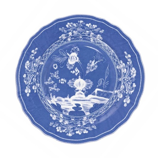 Πορσελάνινο Σουπλά Chinoiserie Floral 16.5 cm Σε Μπλε Χρώμα Σουπλά
