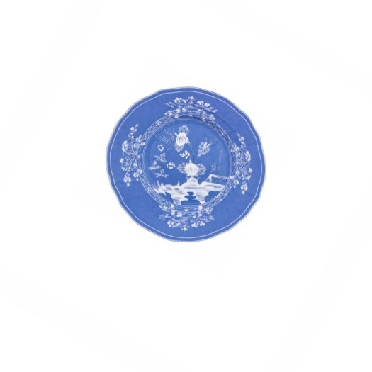 Πορσελάνινο Πιάτο Ψωμιού Chinoiserie Floral 16.5 cm Σε Μπλε Χρώμα Πιάτα Ψωμιού & Βοηθητικά Πιάτα