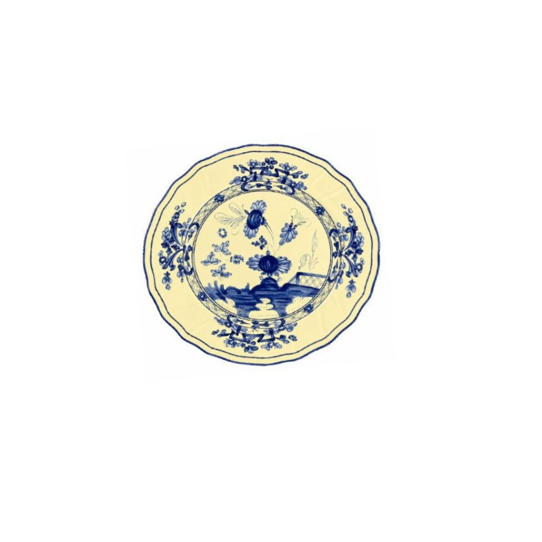 Πορσελάνινο Πιάτο Ψωμιού Chinoiserie Floral 16.5 cm Σε Κίτρινο Χρώμα Πιάτα Ψωμιού & Βοηθητικά Πιάτα