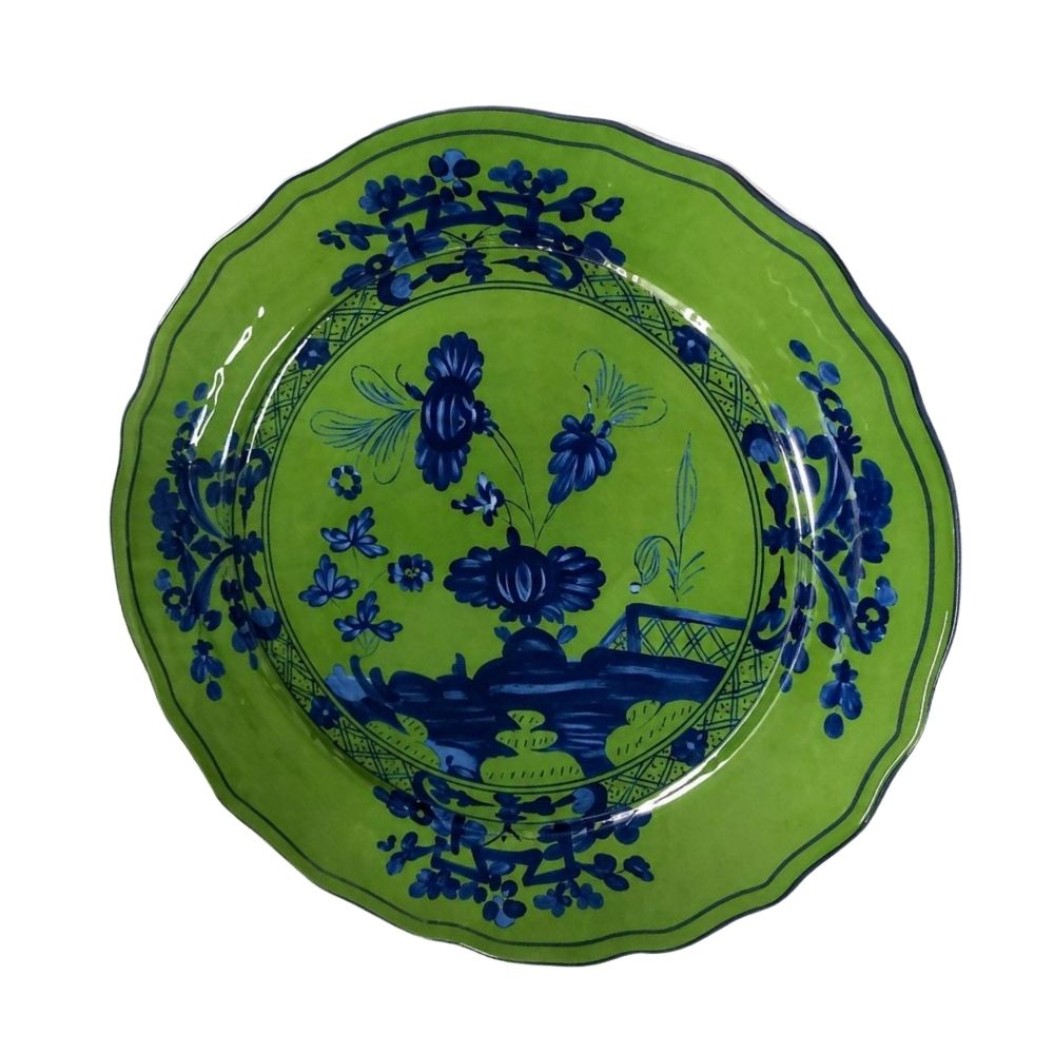 Πορσελάνινο Σουπλά Chinoiserie Floral 31 cm Σε Σκούρο Πράσινο Χρώμα Σουπλά Πορσελάνινο Σουπλά Chinoiserie Floral 31 cm Σε Σκούρο Πράσινο Χρώμα Σουπλά