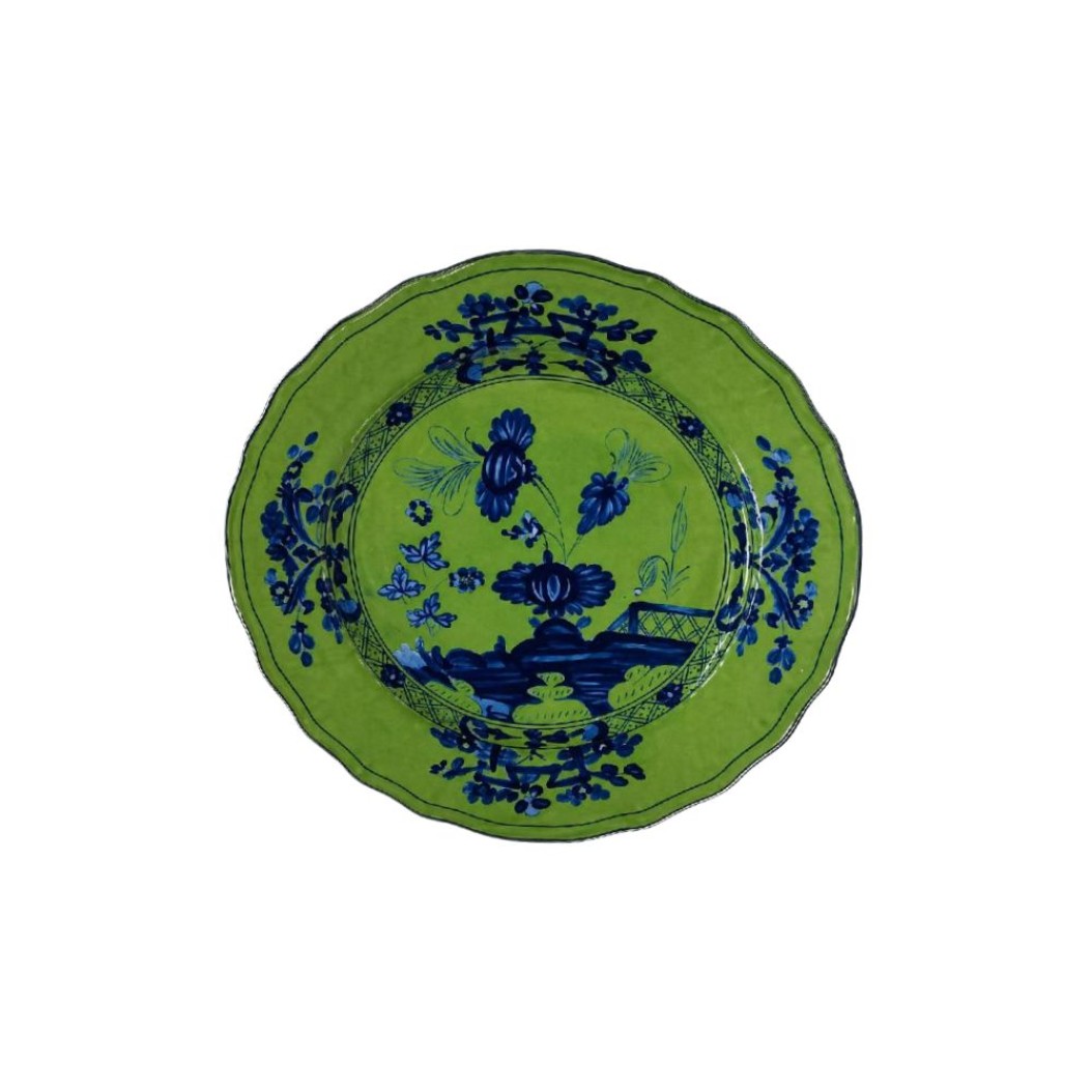 Πορσελάνινο Πιάτο Επιδορπίου Chinoiserie Floral 20 cm Σε Σκούρο Πράσινο Χρώμα Πιάτα Επιδορπίου Πορσελάνινο Πιάτο Επιδορπίου Chinoiserie Floral 20 cm Σε Σκούρο Πράσινο Χρώμα Πιάτα Επιδορπίου