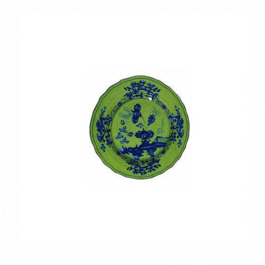 Πορσελάνινο Πιάτο Ψωμιού Chinoiserie Floral 16.5 cm Σε Σκούρο Πράσινο Χρώμα Πιάτα Ψωμιού & Βοηθητικά Πιάτα