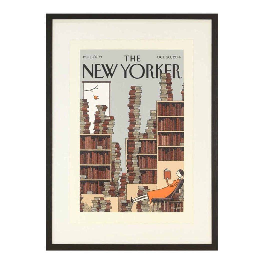 Διακοσμητικός Πίνακας The New Yorker : Fall Library 55x3x75 cm Πίνακες Διακοσμητικός Πίνακας The New Yorker : Fall Library 55x3x75 cm Πίνακες