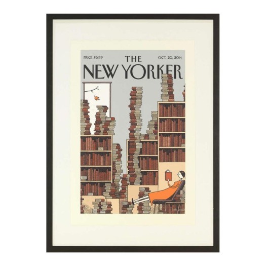 Διακοσμητικός Πίνακας The New Yorker : Fall Library 55x3x75 cm Πίνακες