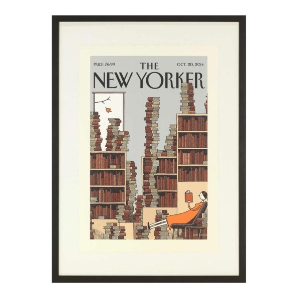 Διακοσμητικός Πίνακας The New Yorker : Fall Library 55x3x75 cm Πίνακες Διακοσμητικός Πίνακας The New Yorker : Fall Library 55x3x75 cm Πίνακες