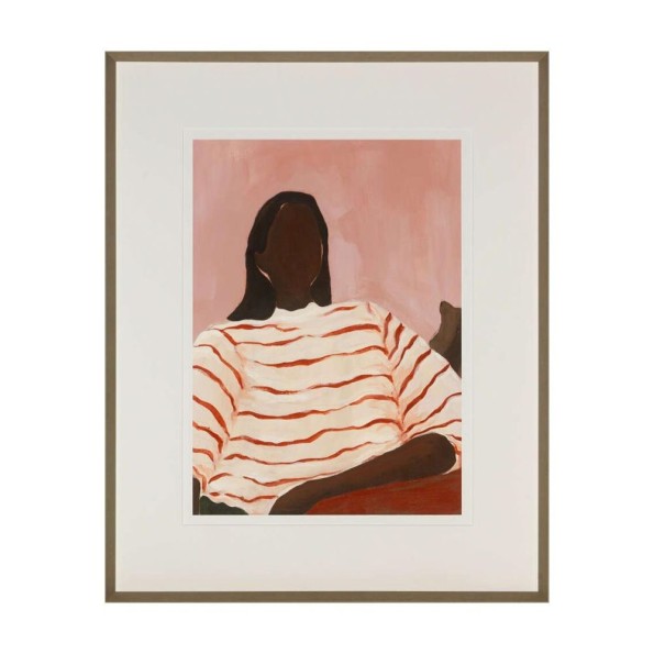 Διακοσμητικός Πίνακας Red Stripes 65x3x75 cm Πίνακες Διακοσμητικός Πίνακας Red Stripes 65x3x75 cm Πίνακες