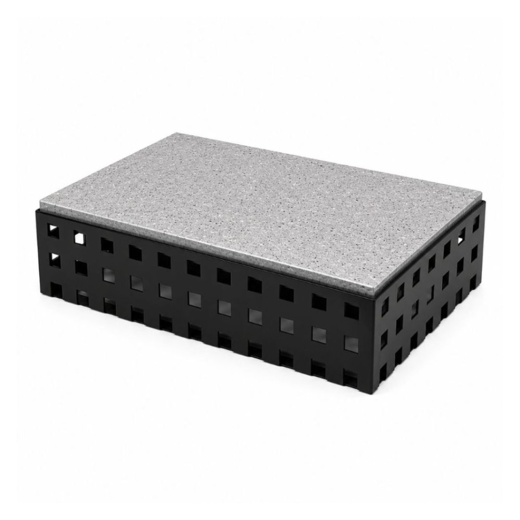 Μαρμάρινη Θερμενόμενη Πλάκα 50x50x13 cm Για Διατήρηση Θερμοκρασίας Φαγητού Επιτραπέζια Αξεσουάρ