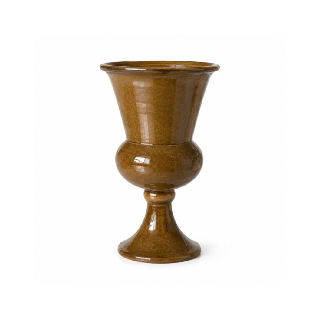 Κεραμικό Βάζο 18x31.5 cm Σε Καφέ Χρώμα Βάζα Κεραμικό Βάζο 18x31.5 cm Σε Καφέ Χρώμα Βάζα
