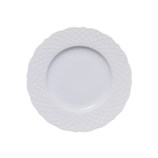 PorcelaIn Dessert Plate 22 cm In White Color Dessert Plates