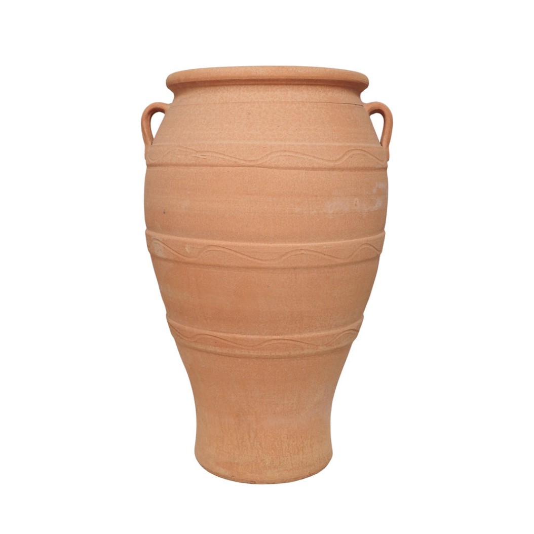 Κεραμική Γλάστρα 40x70 cm Σε Μπεζ Χρώμα Γλάστρες