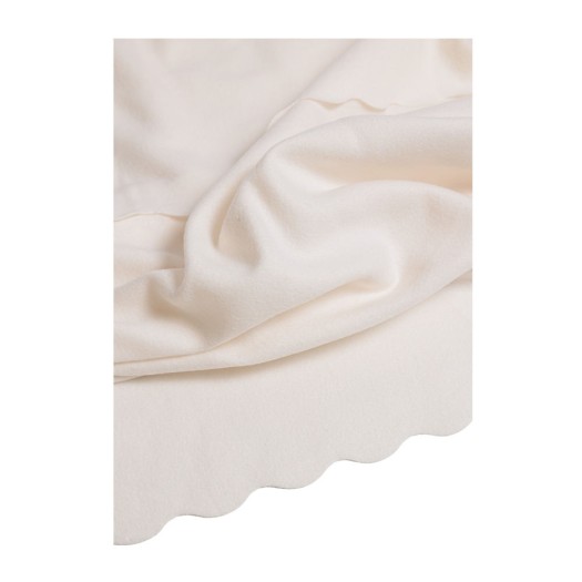 Κουβέρτα Fleece 180x150 cm Σε Λευκό Χρώμα Πετσέτες-Πασμίνες-Κασκόλ