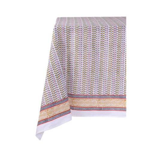 Rectangular Indian Cotton Tablecloth 420x260 cm With Indian Pattern Tablecloths