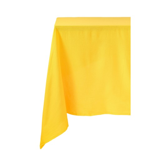 Βαμβακερό Τραπεζομάντηλο Ορθογώνιο 500x250 cm Σε Κίτρινο Κροκί Χρώμα Τραπεζομάντηλα